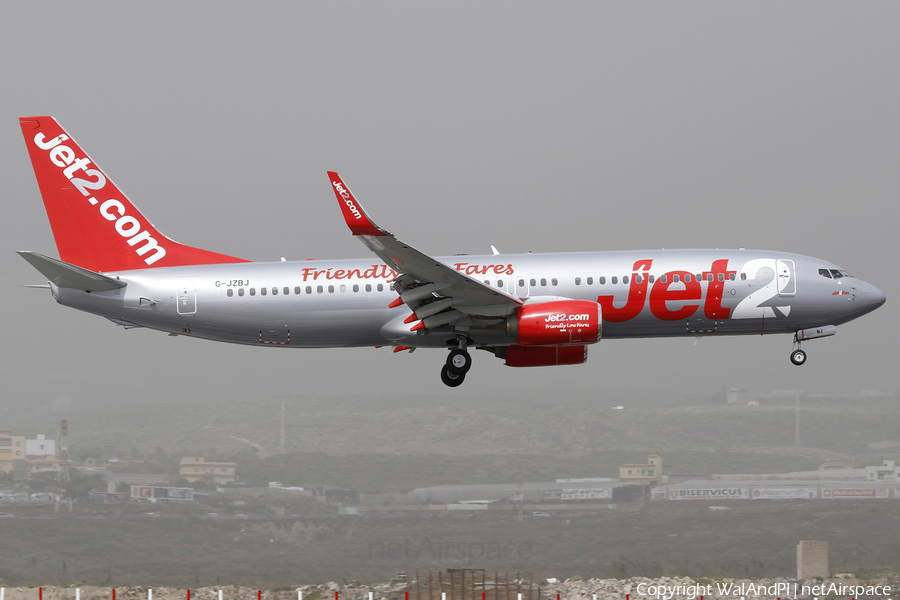 Jet2 Boeing 737-8MG (G-JZBJ) | Photo 554229