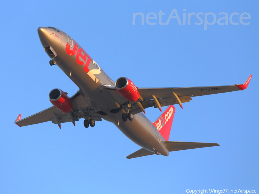 Jet2 Boeing 737-8MG (G-JZBK) | Photo 295051