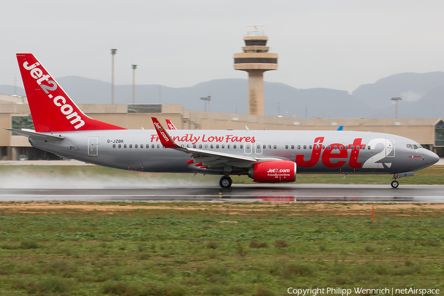 Jet2 Boeing 737-8MG (G-JZBK) | Photo 289984