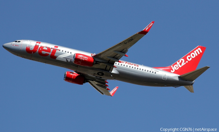 Jet2 Boeing 737-8MG (G-JZBK) | Photo 507762