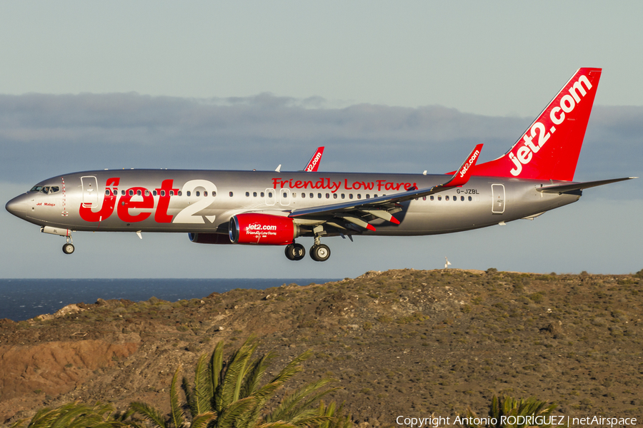Jet2 Boeing 737-8MG (G-JZBL) | Photo 247020