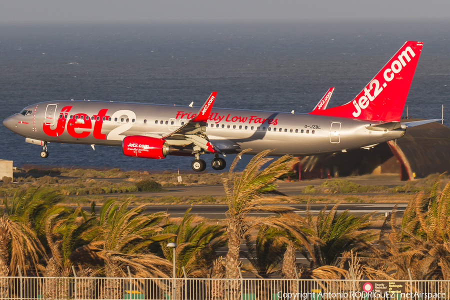 Jet2 Boeing 737-8MG (G-JZBL) | Photo 323907