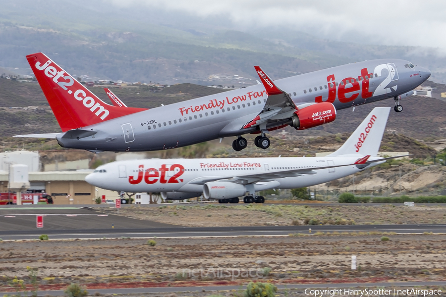 Jet2 Boeing 737-8MG (G-JZBL) | Photo 328670