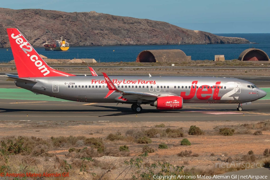 Jet2 Boeing 737-8MG (G-JZBM) | Photo 666796