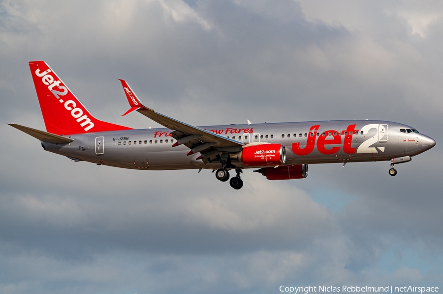 Jet2 Boeing 737-8MG (G-JZBN) | Photo 641935