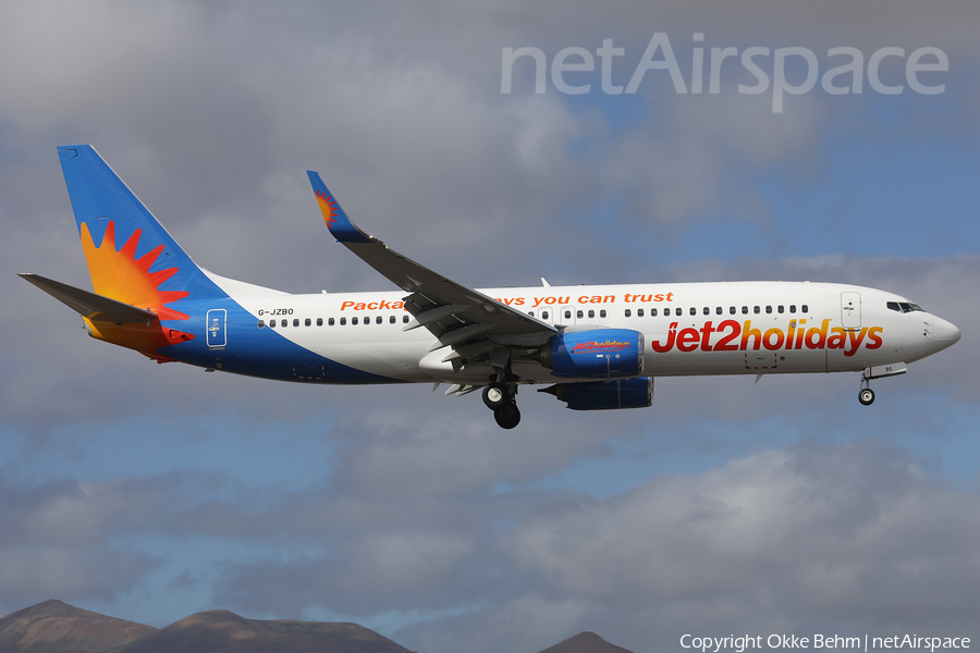 Jet2 Boeing 737-8MG (G-JZBO) | Photo 364163