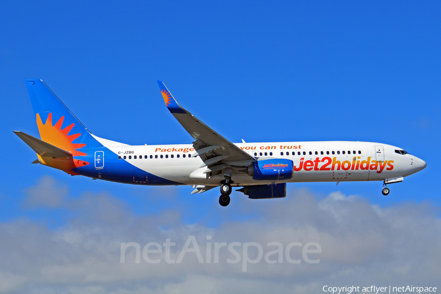 Jet2 Boeing 737-8MG (G-JZBO) | Photo 540353