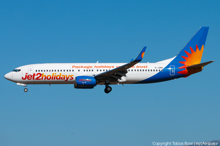 Jet2 Boeing 737-8MG (G-JZBO) | Photo 349896