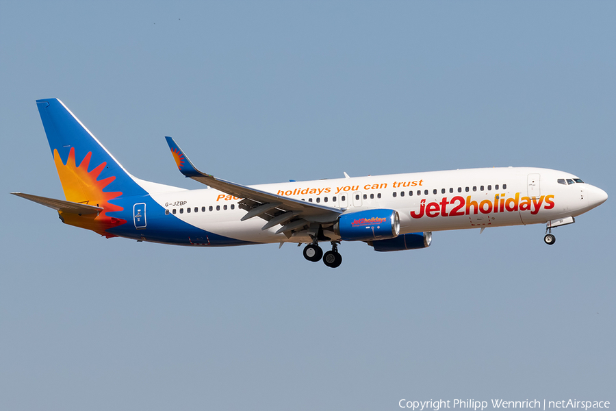 Jet2 Boeing 737-8MG (G-JZBP) | Photo 328809