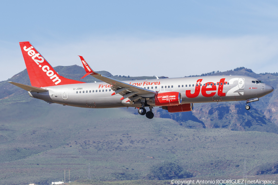 Jet2 Boeing 737-8HX (G-JZBX) | Photo 605816