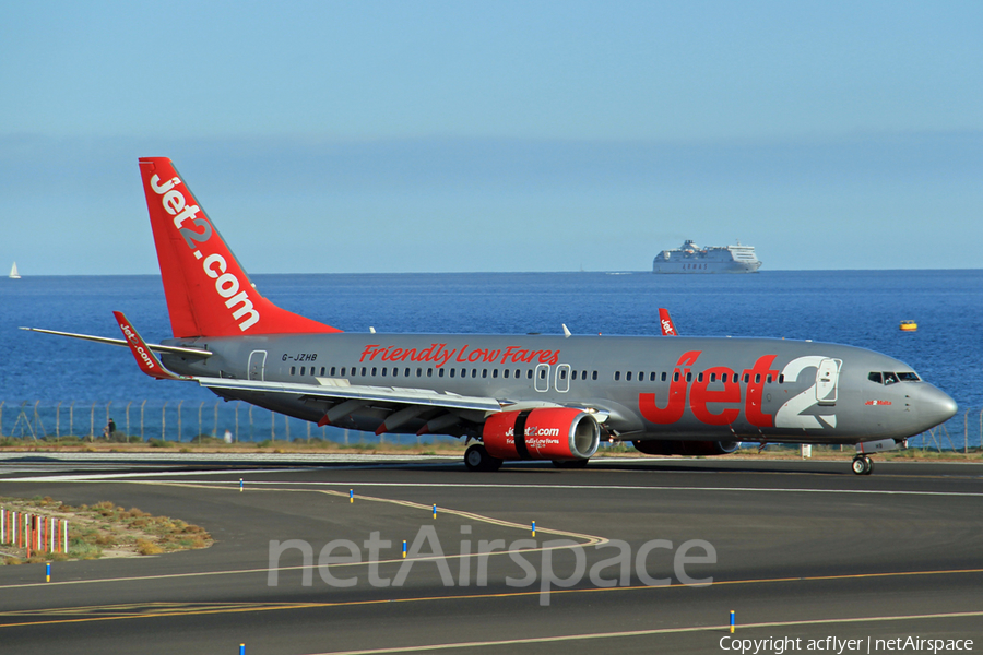 Jet2 Boeing 737-8K5 (G-JZHB) | Photo 540431