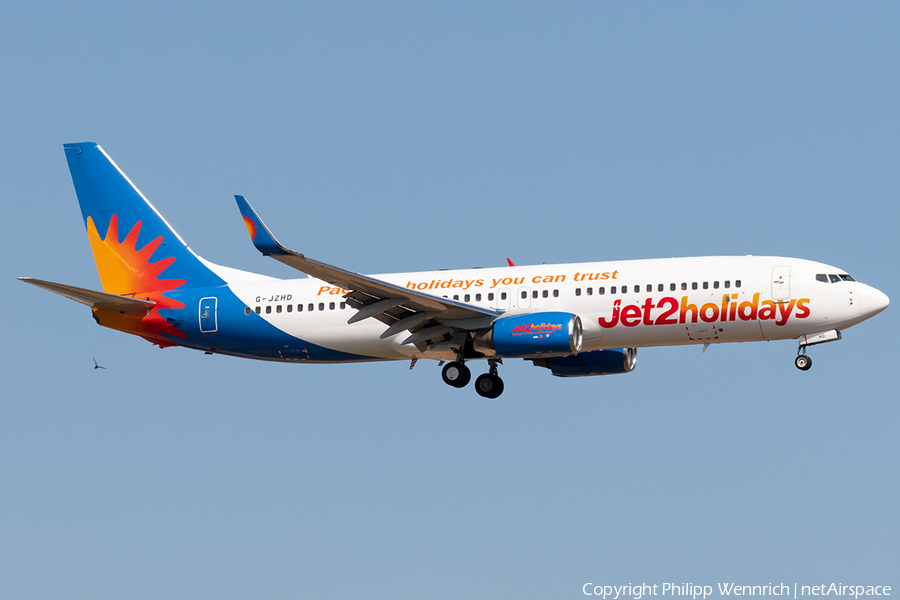 Jet2 Boeing 737-808 (G-JZHD) | Photo 328807