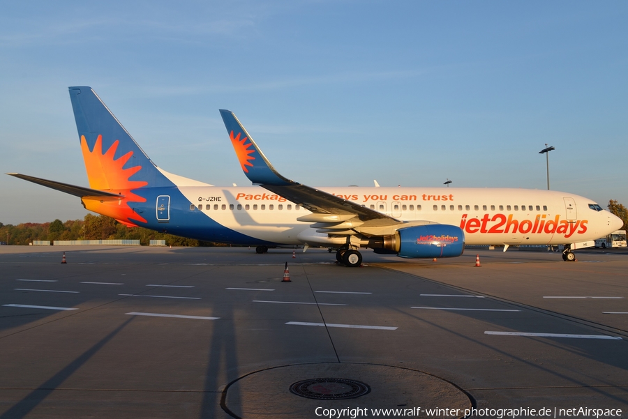 Jet2 Boeing 737-8K2 (G-JZHE) | Photo 492495