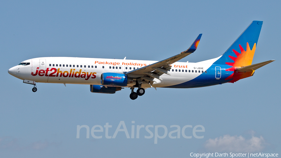 Jet2 Boeing 737-8K2 (G-JZHE) | Photo 265968