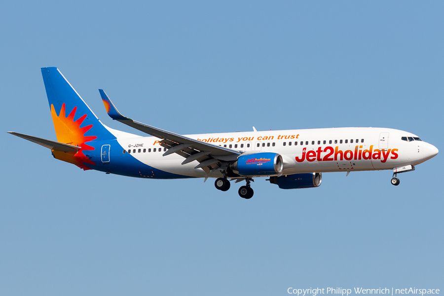 Jet2 Boeing 737-8K2 (G-JZHE) | Photo 328806