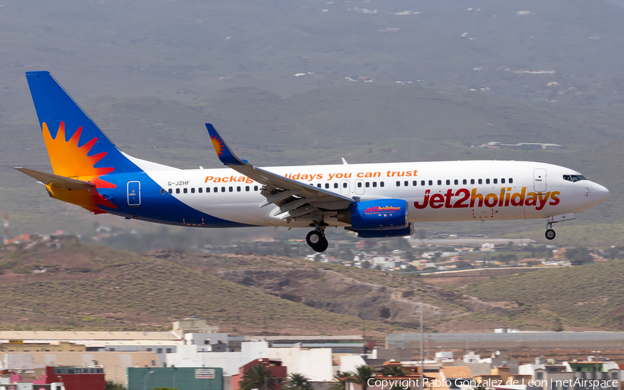 Jet2 Boeing 737-8K2 (G-JZHF) | Photo 338863