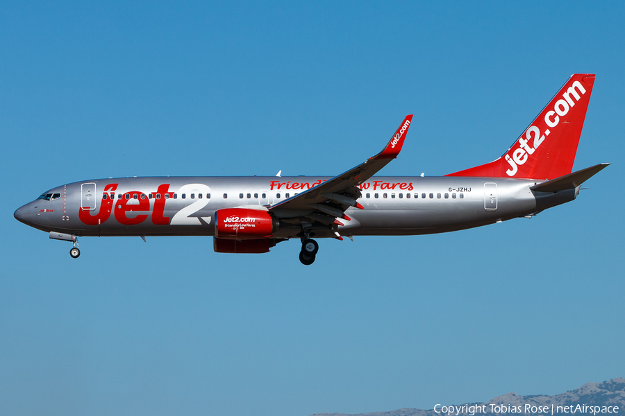 Jet2 Boeing 737-8MG (G-JZHJ) | Photo 349897