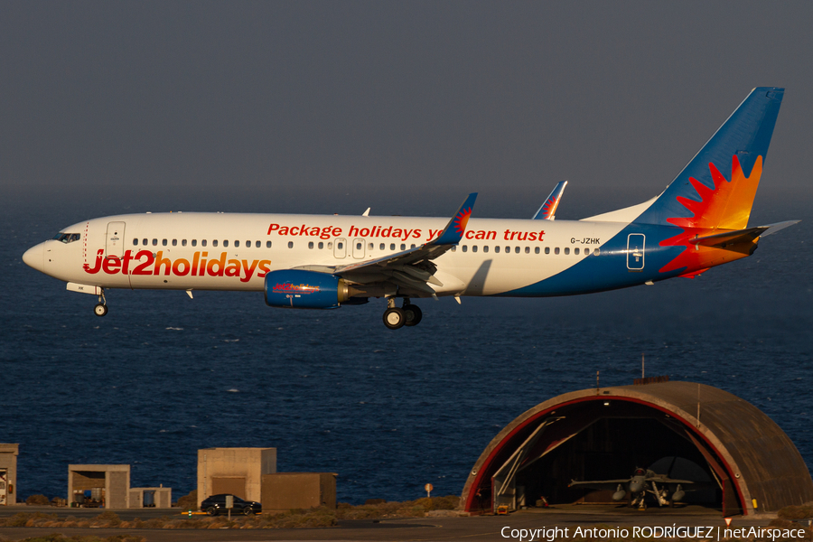Jet2 Boeing 737-8MG (G-JZHK) | Photo 463233