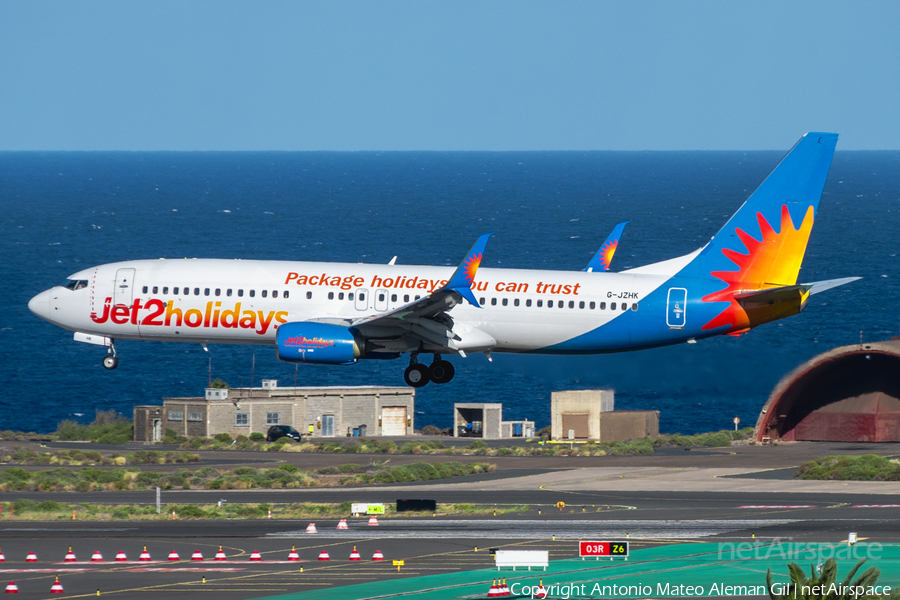 Jet2 Boeing 737-8MG (G-JZHK) | Photo 623480
