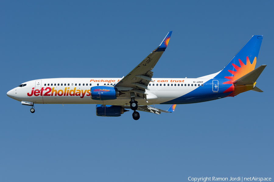 Jet2 Boeing 737-8MG (G-JZHT) | Photo 157389