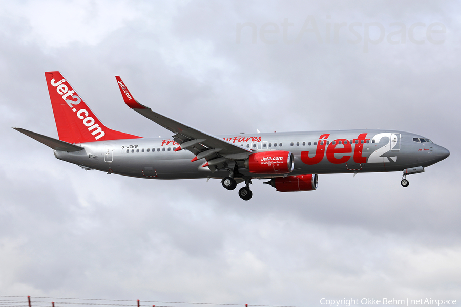 Jet2 Boeing 737-8MG (G-JZHW) | Photo 364168