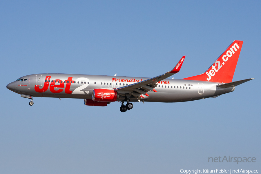 Jet2 Boeing 737-8MG (G-JZHX) | Photo 504192