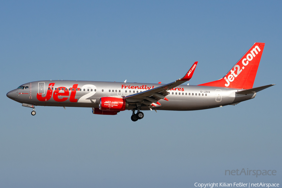 Jet2 Boeing 737-8MG (G-JZHX) | Photo 504256