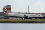 British Airways (CityFlyer) Embraer ERJ-190SR (ERJ-190-100SR) (G-LCAA) at  London - City, United Kingdom