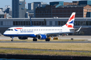 British Airways (CityFlyer) Embraer ERJ-190SR (ERJ-190-100SR) (G-LCAD) at  London - City, United Kingdom