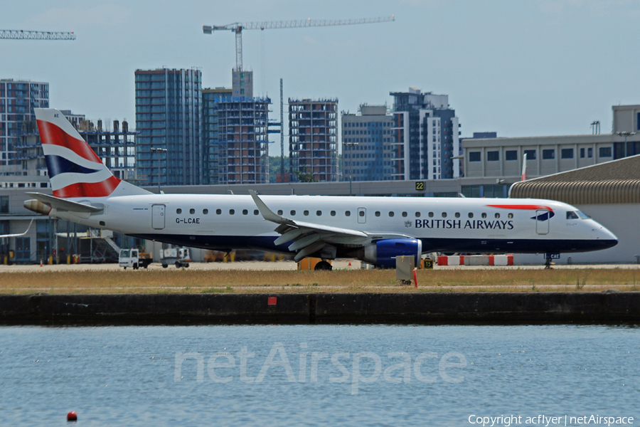 British Airways Embraer ERJ-190SR (ERJ-190-100SR) (G-LCAE) | Photo 526202