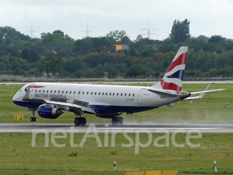 British Airways (CityFlyer) Embraer ERJ-190SR (ERJ-190-100SR) (G-LCAF) at  Dusseldorf - International, Germany