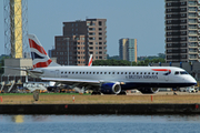 British Airways Embraer ERJ-190SR (ERJ-190-100SR) (G-LCAG) at  London - City, United Kingdom