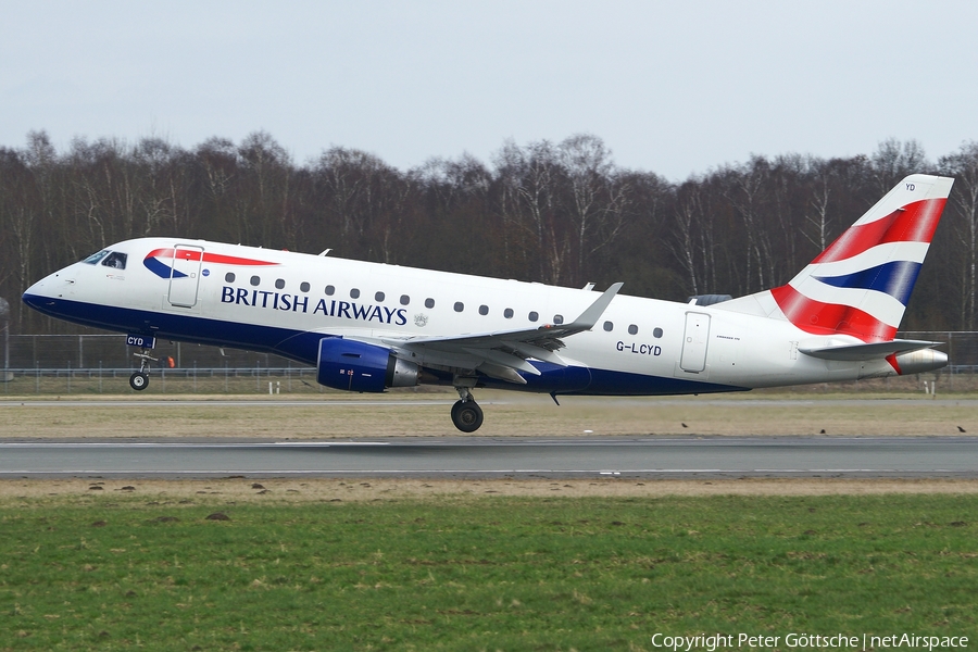 British Airways (CityFlyer) Embraer ERJ-170STD (ERJ-170-100) (G-LCYD) | Photo 150039