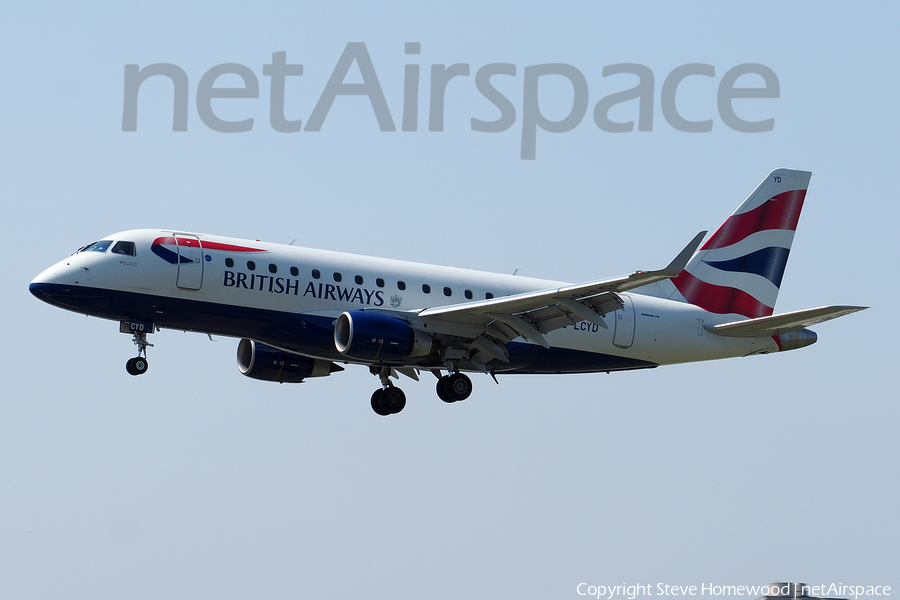 British Airways (CityFlyer) Embraer ERJ-170STD (ERJ-170-100) (G-LCYD) | Photo 174937
