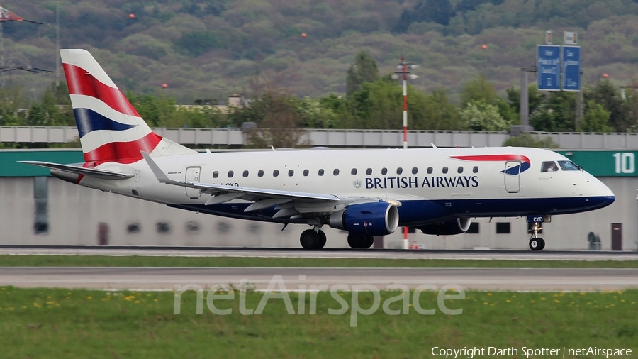 British Airways (CityFlyer) Embraer ERJ-170STD (ERJ-170-100) (G-LCYD) | Photo 216337
