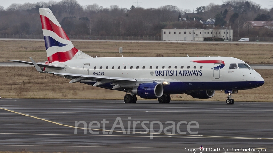 British Airways (CityFlyer) Embraer ERJ-170STD (ERJ-170-100) (G-LCYD) | Photo 226727