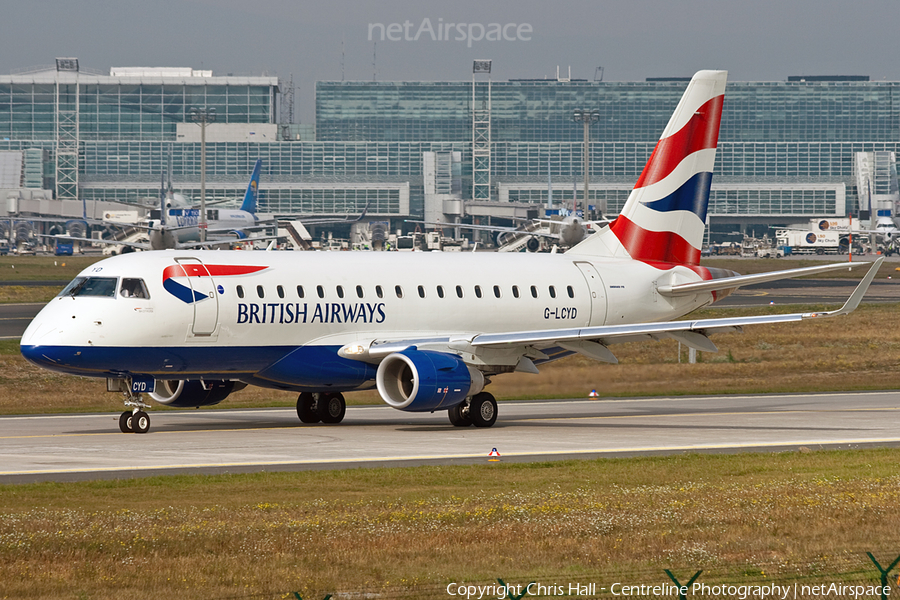 British Airways (CityFlyer) Embraer ERJ-170STD (ERJ-170-100) (G-LCYD) | Photo 3457