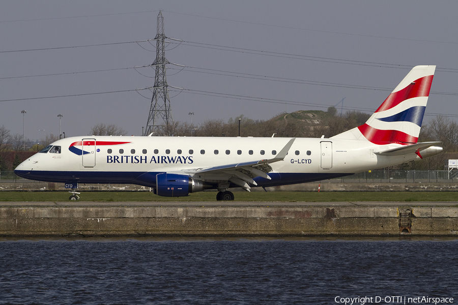 British Airways (CityFlyer) Embraer ERJ-170STD (ERJ-170-100) (G-LCYD) | Photo 288351