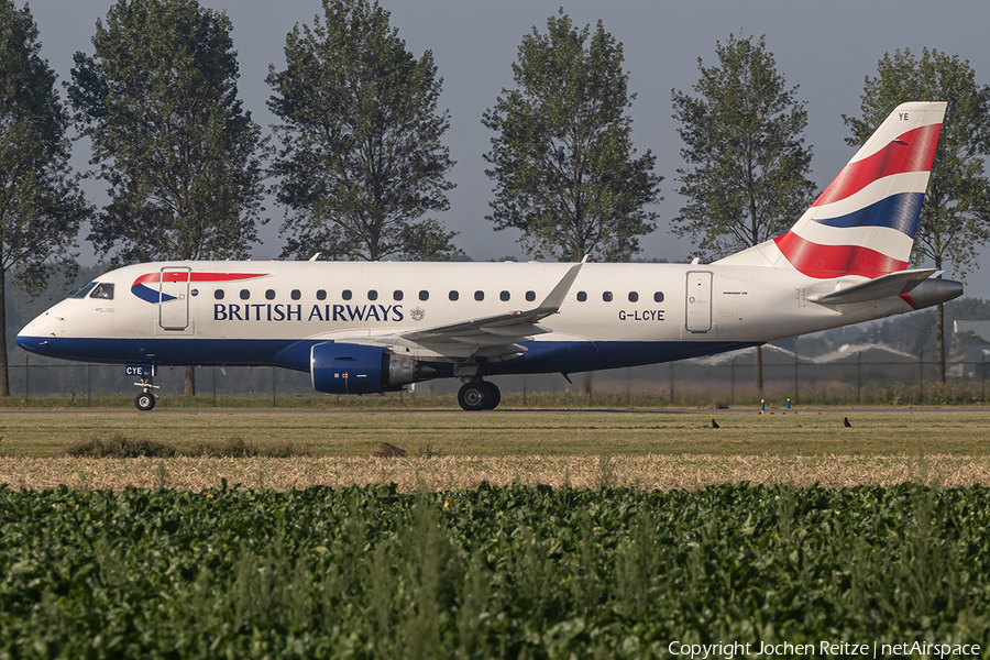 British Airways (CityFlyer) Embraer ERJ-170STD (ERJ-170-100) (G-LCYE) | Photo 345814