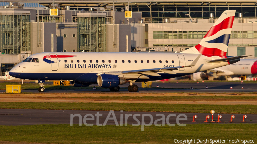 British Airways (CityFlyer) Embraer ERJ-170STD (ERJ-170-100) (G-LCYE) | Photo 358418