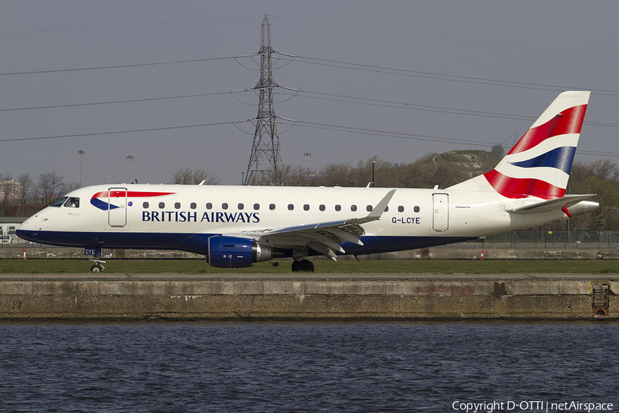 British Airways (CityFlyer) Embraer ERJ-170STD (ERJ-170-100) (G-LCYE) | Photo 288352