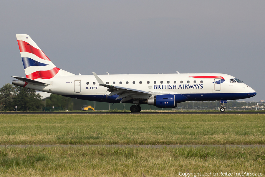 British Airways (CityFlyer) Embraer ERJ-170STD (ERJ-170-100) (G-LCYF) | Photo 82938