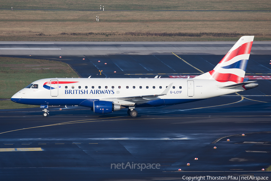 British Airways (CityFlyer) Embraer ERJ-170STD (ERJ-170-100) (G-LCYF) | Photo 132533