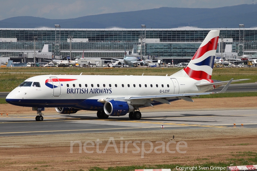 British Airways (CityFlyer) Embraer ERJ-170STD (ERJ-170-100) (G-LCYF) | Photo 18357