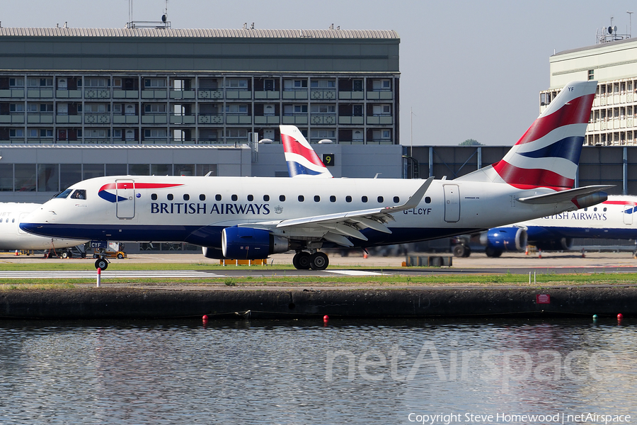 British Airways (CityFlyer) Embraer ERJ-170STD (ERJ-170-100) (G-LCYF) | Photo 174941