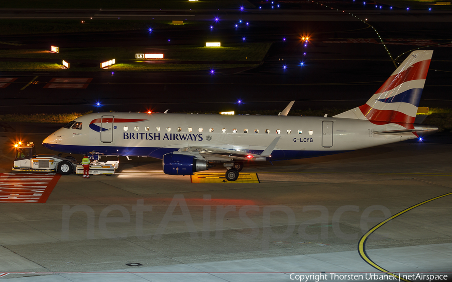British Airways (CityFlyer) Embraer ERJ-170STD (ERJ-170-100) (G-LCYG) | Photo 201214