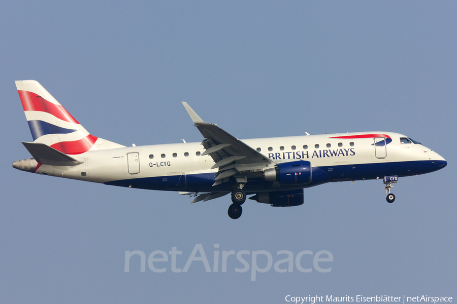 British Airways (CityFlyer) Embraer ERJ-170STD (ERJ-170-100) (G-LCYG) | Photo 44105