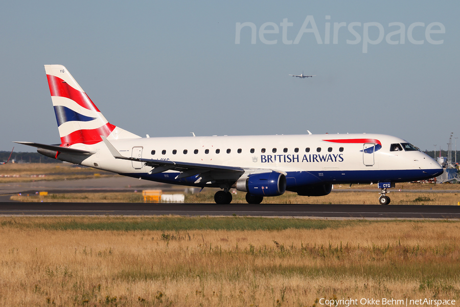 British Airways (CityFlyer) Embraer ERJ-170STD (ERJ-170-100) (G-LCYG) | Photo 80862