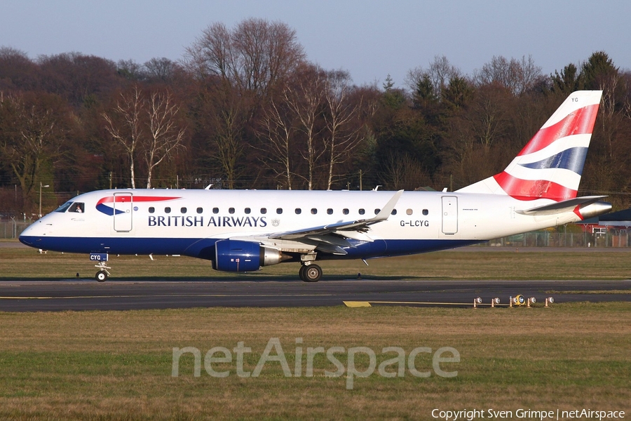 British Airways (CityFlyer) Embraer ERJ-170STD (ERJ-170-100) (G-LCYG) | Photo 151832