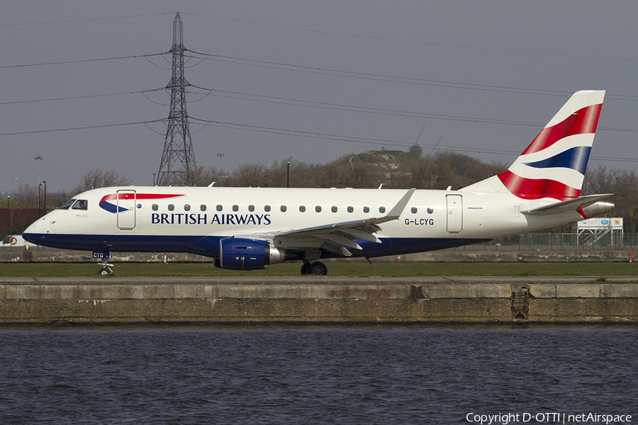 British Airways (CityFlyer) Embraer ERJ-170STD (ERJ-170-100) (G-LCYG) | Photo 288353